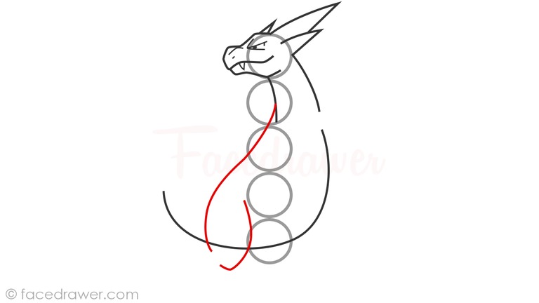 how to draw mega charizard y step 8