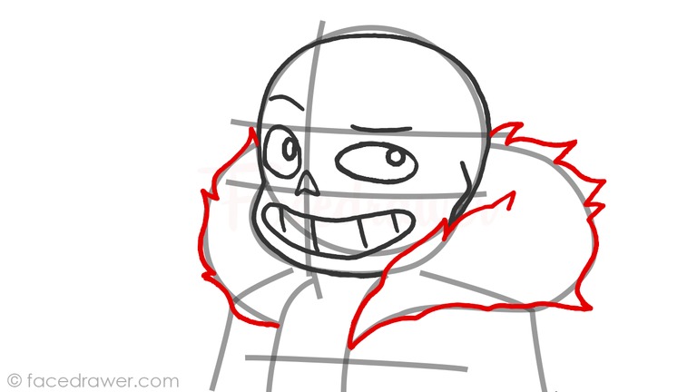 How to Draw Sans from Undertale Step by Step