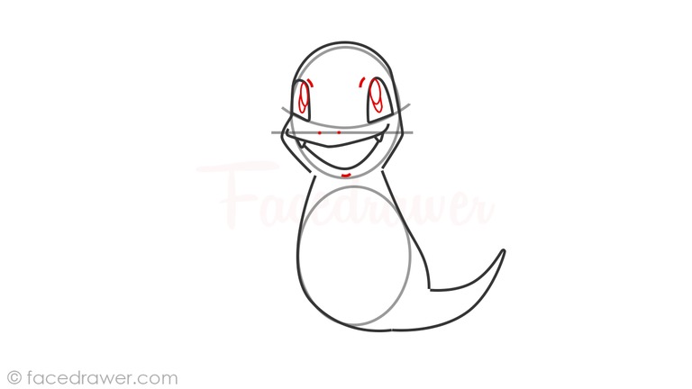 how to draw charmander pokemon step 8