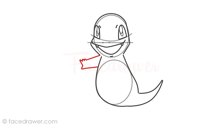 how to draw charmander pokemon step 9