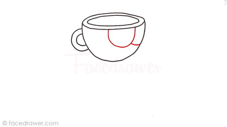 how to draw cuphead step 3