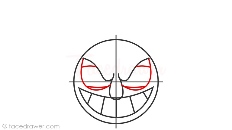 how to draw the devil from cuphead step 6