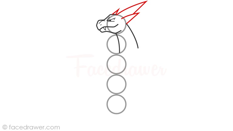 how to draw mega charizard y step 6