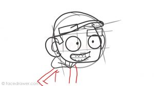 How to Draw Jacksepticeye Step 13