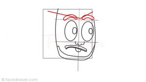 How to draw markiplier step 6