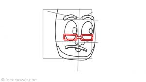 How to draw markiplier step 6