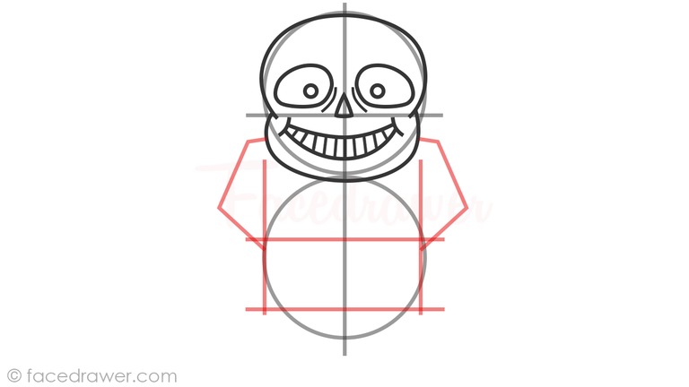how to draw fullbody sans step 5
