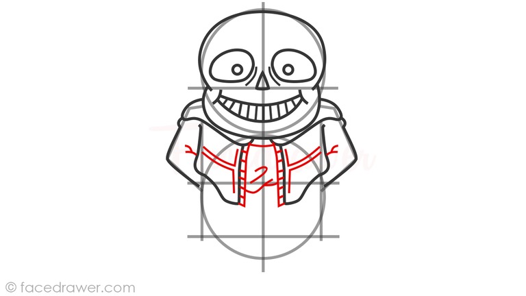 how to draw fullbody sans step 7