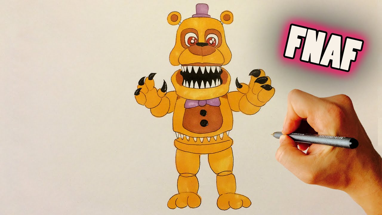 How to Draw adventure Fredbear - Five Nights at Freddy's World - Video ...