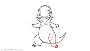 how to draw charmander pokemon step 12