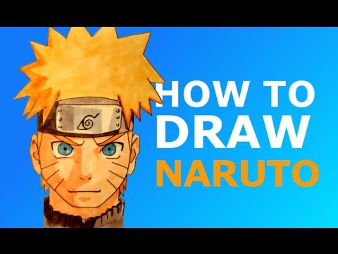 how to draw Naruto Uzumaki step by step