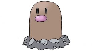 How to draw Diglett Pokemon step 9