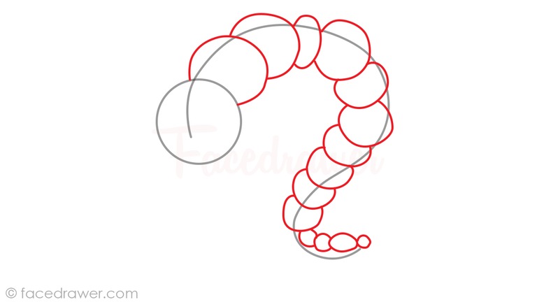 How to draw Onix Pokemon Step 2