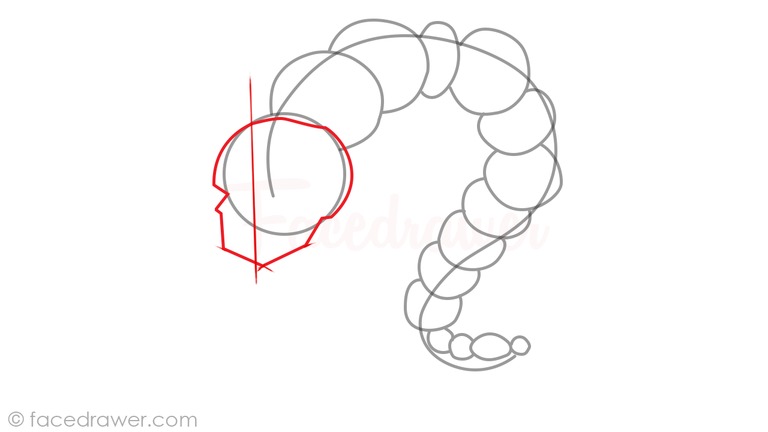 How to draw Onix Pokemon Step 3