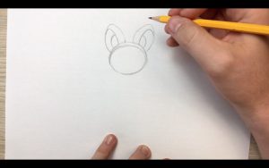 emolga pokemon drawing lesson step 3