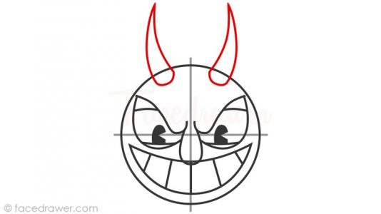 How to Draw the Devil from Cuphead Step by Step | Facedrawer