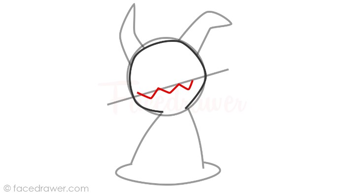 how to draw mimikyu step 5