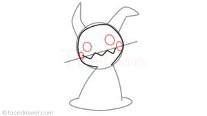 how to draw mimikyu step 6